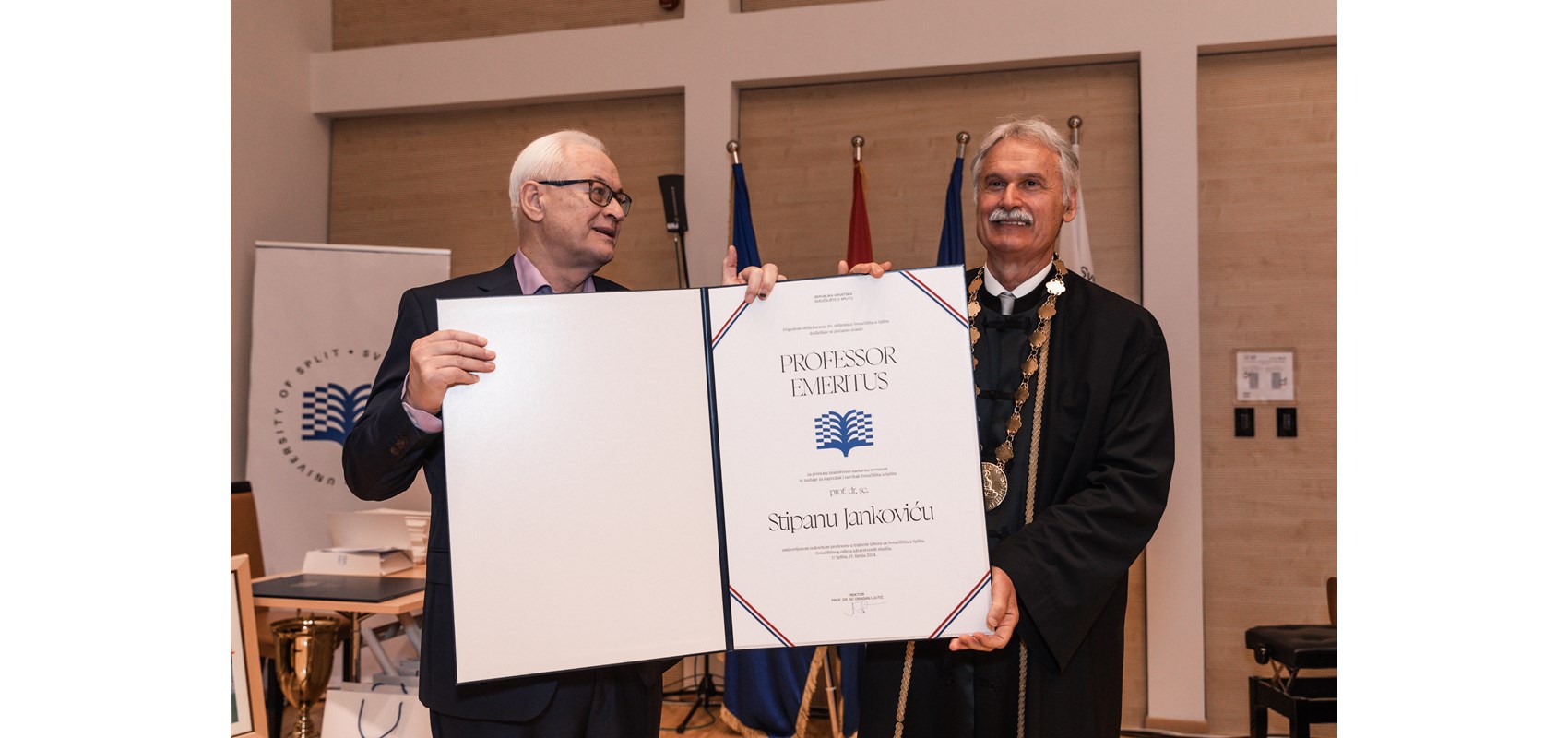 Fotogalerija - dodjela nagrada i priznanja Sveučilišta u Splitu 2024.